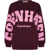 MARTA DU CHATEAU Marta du Chateau dame sweatshirt MdcHibiscus 22659 Sweatshirt Bordeaux