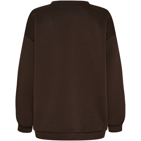 MARTA DU CHATEAU Marta du Chateau dame sweatshirt MdcHibiscus 22659 Sweatshirt Brown/Yellow