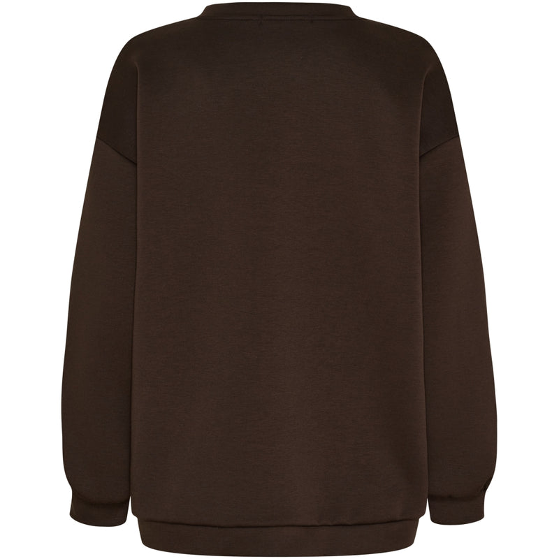 MARTA DU CHATEAU Marta du Chateau dame sweatshirt MdcHibiscus 22659 Sweatshirt Brown/Yellow