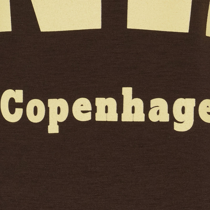 MARTA DU CHATEAU Marta du Chateau dame sweatshirt MdcHibiscus 22659 Sweatshirt Brown/Yellow