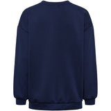 MARTA DU CHATEAU Marta du Chateau dame sweatshirt MdcHibiscus 22659 Sweatshirt Navy/Red