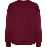 MARTA DU CHATEAU Marta du Chateau dame sweatshirt MdcLiora 58512M Restudsalg Bordeaux161/Black