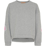 MARTA DU CHATEAU Marta du Chateau dame sweatshirt MdcNadine 69407 Sweatshirt Light Grey