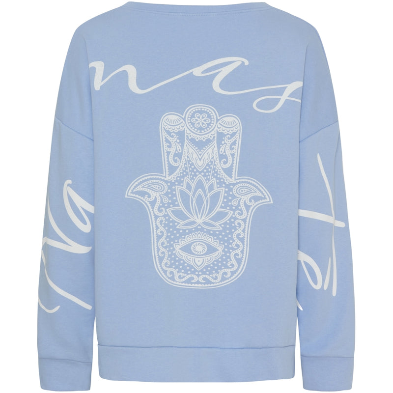 MARTA DU CHATEAU Marta du Chateau dame sweatshirt MdcNathalie 69371 Sweatshirt Cielo