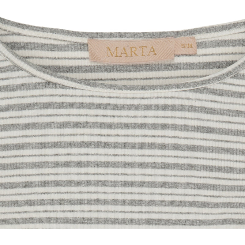 MARTA DU CHATEAU Marta du Chateau dame tee MdcChristel 6452 T-shirt Melange10/Cream