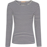 MARTA DU CHATEAU Marta du Chateau dame tee MdcChristel 6452 T-shirt Navy/Cream