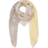 MARTA DU CHATEAU Marta du Chateau dame tørklæde MdcBelle FA37263 Scarf Yellow/Beige