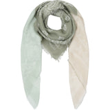 MARTA DU CHATEAU Marta du Chateau dame tørklæde MdcBelle FA37263 Scarf beige/green