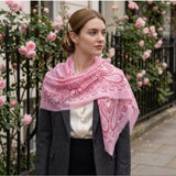 MARTA DU CHATEAU Marta du Chateau dame tørklæde MdcCaitlyn FA37257 Scarf Pink