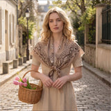 MARTA DU CHATEAU Marta du Chateau dame tørklæde MdcCaitlyn FA37257 Scarf Taupe