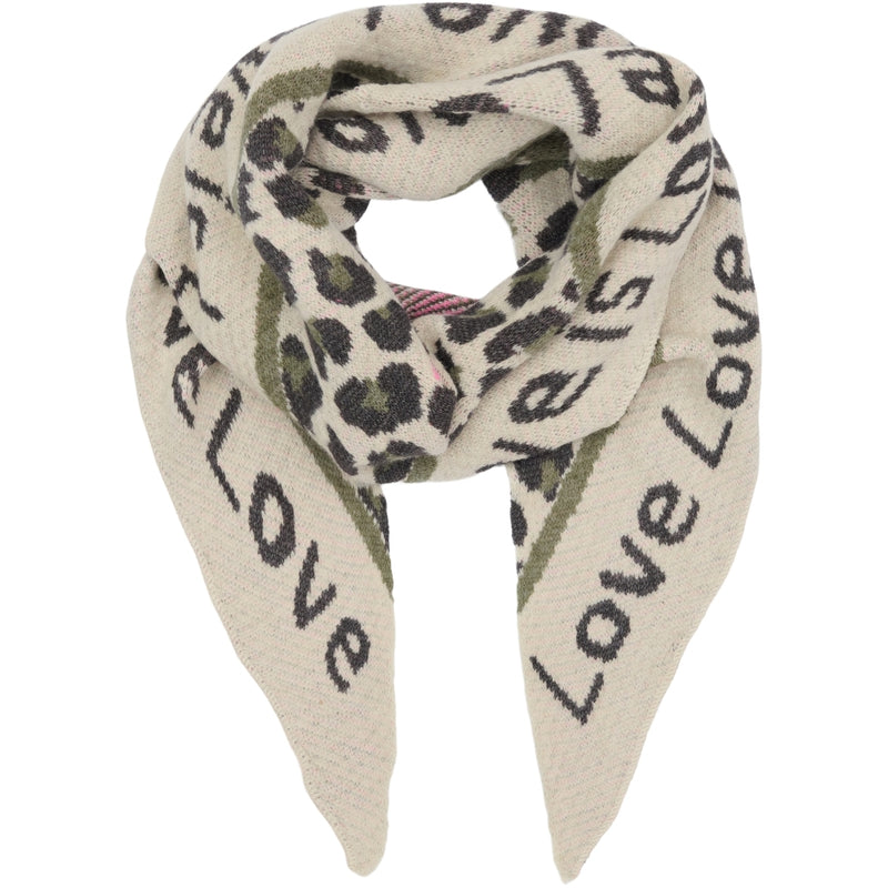 MARTA DU CHATEAU Marta du Chateau dame tørklæde MdcClio BA-0746 Scarf beige/green