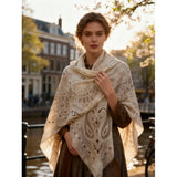 MARTA DU CHATEAU Marta du Chateau dame tørklæde MdcDanna FA37254 Scarf Beige/Coffee
