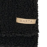 MARTA DU CHATEAU Marta du Chateau dame tørklæde MdcElse T-0050 Scarf Black