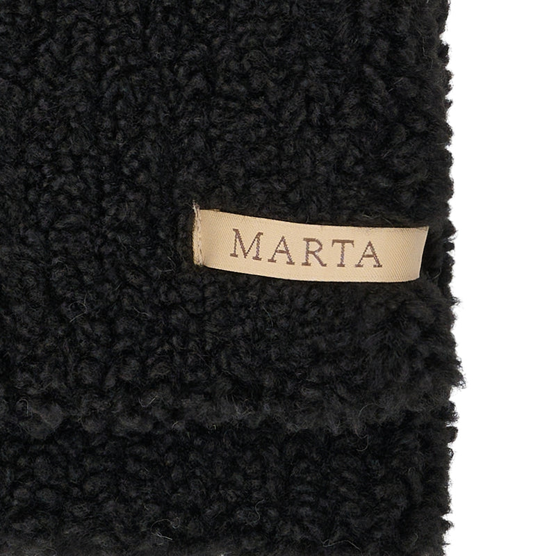 MARTA DU CHATEAU Marta du Chateau dame tørklæde MdcElse T-0050 Scarf Black