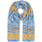 MARTA DU CHATEAU Marta du Chateau dame tørklæde MdcEmila FA60198 Scarf Blue