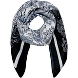 MARTA DU CHATEAU Marta du Chateau dame tørklæde MdcFinja BA-Scarf Scarf Black4027