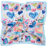 MARTA DU CHATEAU Marta du Chateau dame tørklæde MdcFinja BA-Scarf Scarf Blue3329