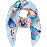 MARTA DU CHATEAU Marta du Chateau dame tørklæde MdcFinja BA-Scarf Scarf Blue3329