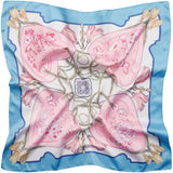 MARTA DU CHATEAU Marta du Chateau dame tørklæde MdcFinja BA-Scarf Scarf Blue3533