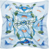 MARTA DU CHATEAU Marta du Chateau dame tørklæde MdcFinja BA-Scarf Scarf Blue3540