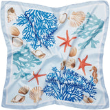 MARTA DU CHATEAU Marta du Chateau dame tørklæde MdcFinja BA-Scarf Scarf Blue3563