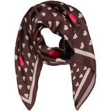 MARTA DU CHATEAU Marta du Chateau dame tørklæde MdcFinja BA-Scarf Scarf Coffee4250