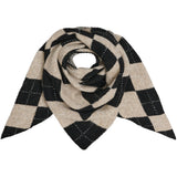 MARTA DU CHATEAU Marta du Chateau dame tørklæde MdcGretzel BA-3446 Scarf Black/Taupe