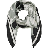 MARTA DU CHATEAU Marta du Chateau dame tørklæde MdcJuline FA-Scarf Scarf Black/Grey31324-2