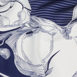 MARTA DU CHATEAU Marta du Chateau dame tørklæde MdcJuline FA-Scarf Scarf Blue31321-2