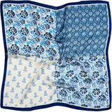 MARTA DU CHATEAU Marta du Chateau dame tørklæde MdcJuline FA-Scarf Scarf Blue3874