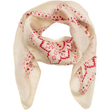 MARTA DU CHATEAU Marta du Chateau dame tørklæde MdcJuline FA1-Scarf Scarf White/Red1511