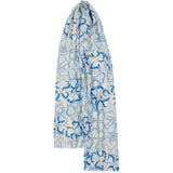MARTA DU CHATEAU Marta du Chateau dame tørklæde MdcKaysa FA3841 Scarf Blue