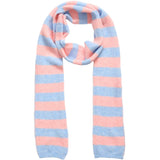 MARTA DU CHATEAU Marta du Chateau dame tørklæde MdcSilla BA-3516 Scarf Pink/Blue