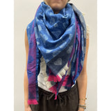 MARTA DU CHATEAU Marta du Chateau dame tørklæde MdcSoraka BA-1499 Scarf Blue