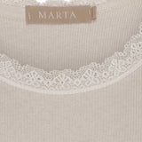 MARTA DU CHATEAU Marta du Chateau dame top MdcAngeline 2499 Top Beige
