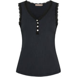 MARTA DU CHATEAU Marta du Chateau dame top MdcGaia 22528 Top Black