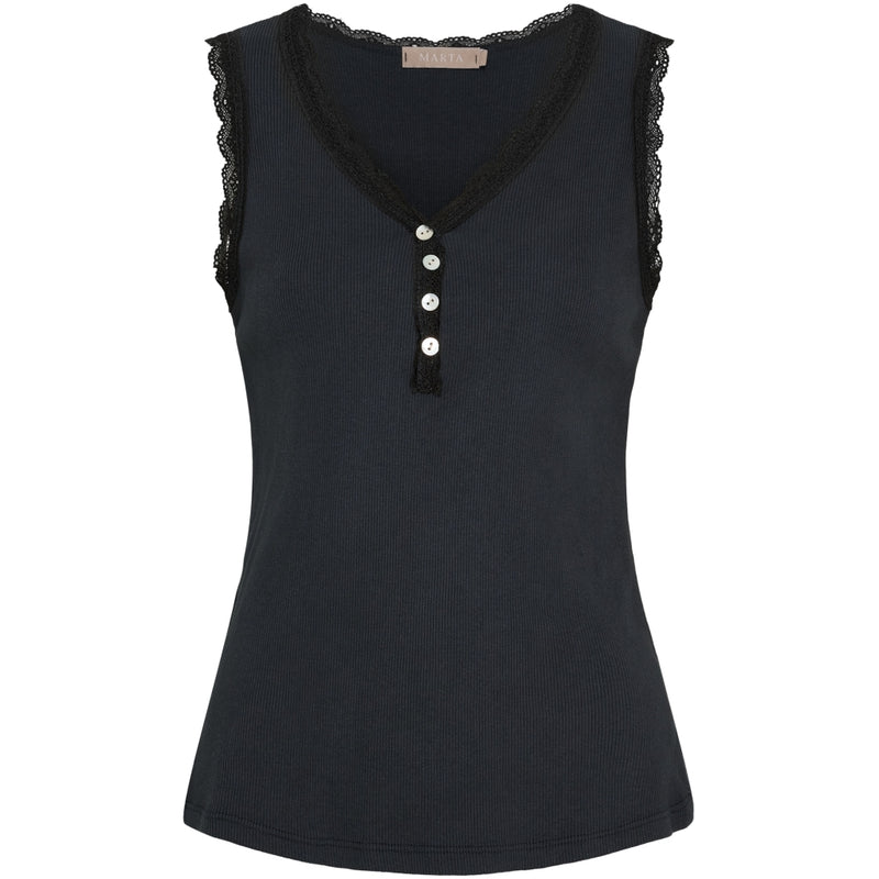 MARTA DU CHATEAU Marta du Chateau dame top MdcGaia 22528 Top Black