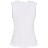 MARTA DU CHATEAU Marta du Chateau dame top MdcGaia 22528 Top White