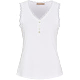 MARTA DU CHATEAU Marta du Chateau dame top MdcGaia 22528 Top White