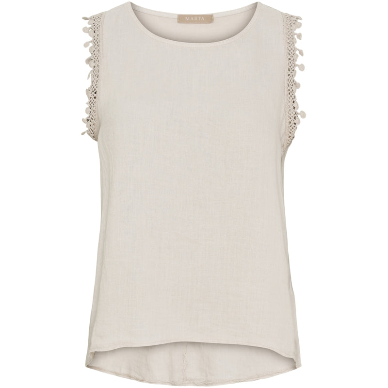 MARTA DU CHATEAU Marta du Chateau dame top MdcHolly 258355 Top Sabbia1752