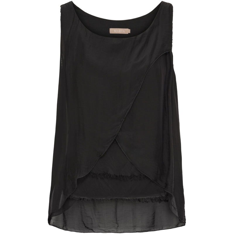 MARTA DU CHATEAU Marta du Chateau dame top MdcLaila 9119 Top Black