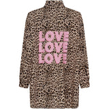 MARTA DU CHATEAU Marta du Chateau dame skjorte MdcMarine 6212 Shirt Leopard