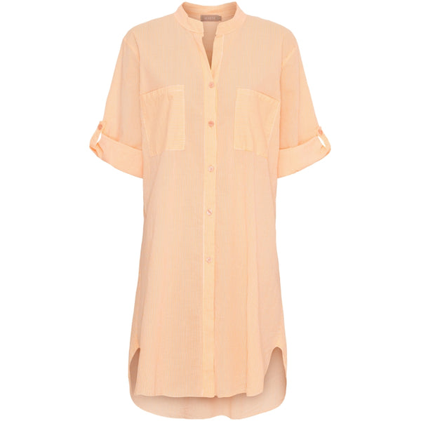 MARTA DU CHATEAU Marta du Chateau dame tunika MdcTine 1665-25 Tunica Strong Orange Stripe