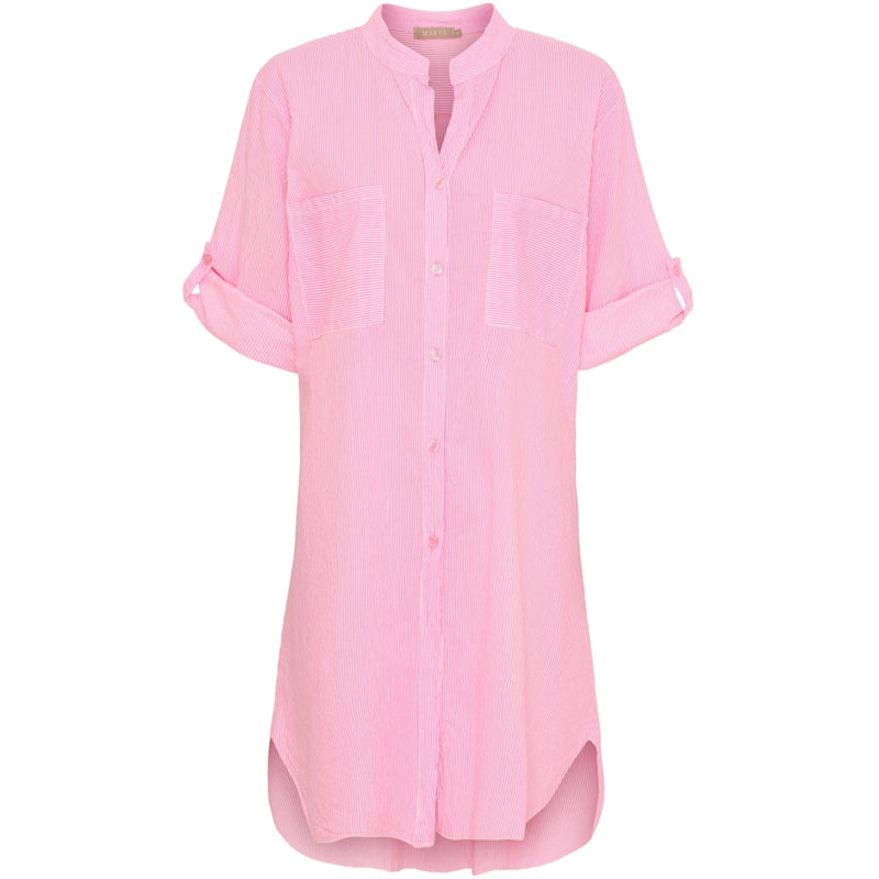 MARTA DU CHATEAU Marta du Chateau dame tunika MdcTine 1665-25 Tunica Strong Pink Stripe
