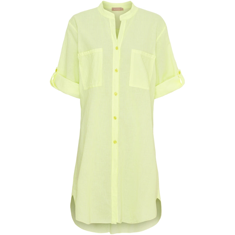 MARTA DU CHATEAU Marta du Chateau dame tunika MdcTine 1665-25 Tunica Strong Yellow Stripe