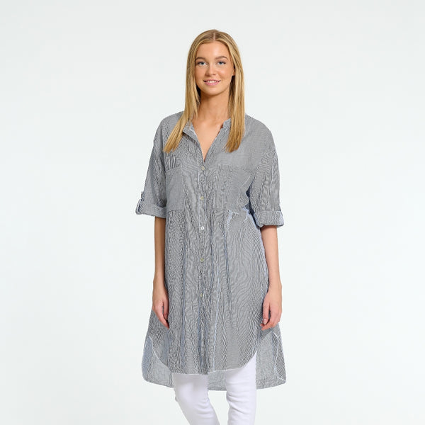 MARTA DU CHATEAU Marta du Chateau dame tunika MdcTine 1665-25 Tunica White/Blue