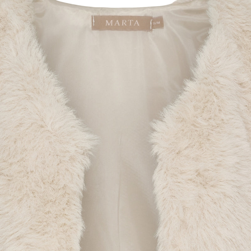 MARTA DU CHATEAU Marta du Chateau dame vest MdcArlette 85896 Vest Beige6