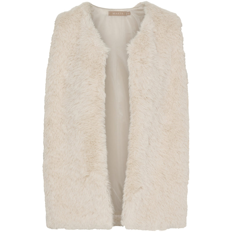 MARTA DU CHATEAU Marta du Chateau dame vest MdcArlette 85896 Vest Beige6