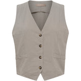 MARTA DU CHATEAU Marta du Chateau dame vest MdcEvelia 8047 Vest Fango