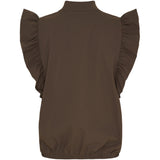 MARTA DU CHATEAU Marta du Chateau dame vest MdcJannie 58876M Vest Coffee